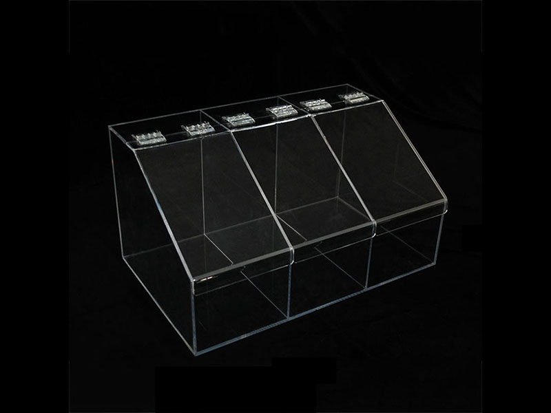 Three grid one acrylic candy box factory wholesale