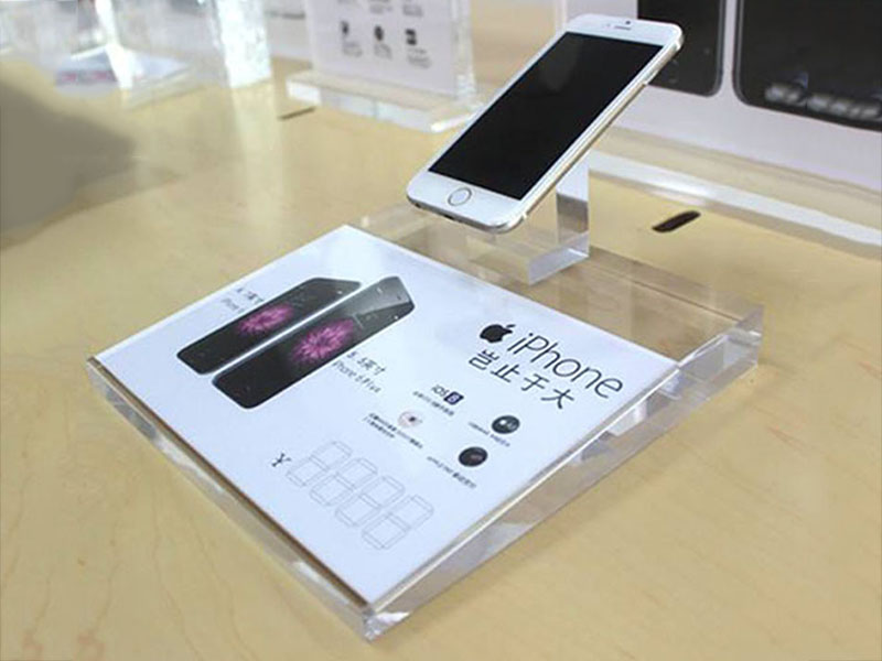 High-end transparent acrylic mobile display stand